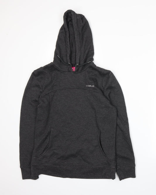 LA Gear Womens Grey   Pullover Hoodie Size 10