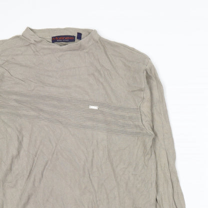 Matinee Mens Beige   Pullover Jumper Size M