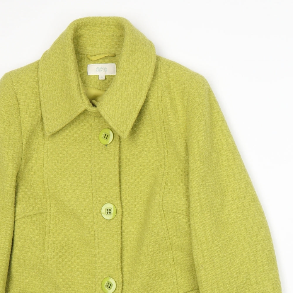 Marks and Spencer Womens Green   Jacket  Size 10