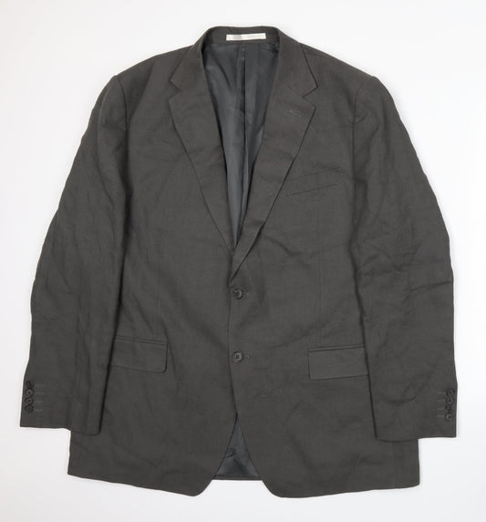 Marks and Spencer Mens Grey   Jacket Suit Jacket Size XL