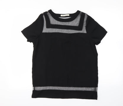 vera&lucy Womens Black   Basic Blouse Size S
