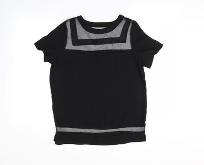 vera&lucy Womens Black   Basic Blouse Size S