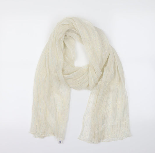 Preworn  Ivory Striped   Scarf