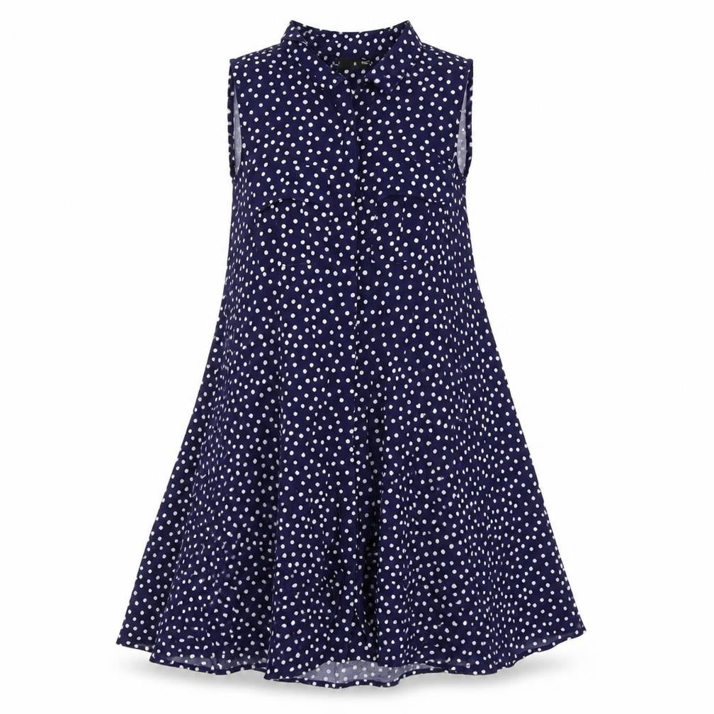 Sportsgirl Womens Blue Polka Dot  Mini  Size 8