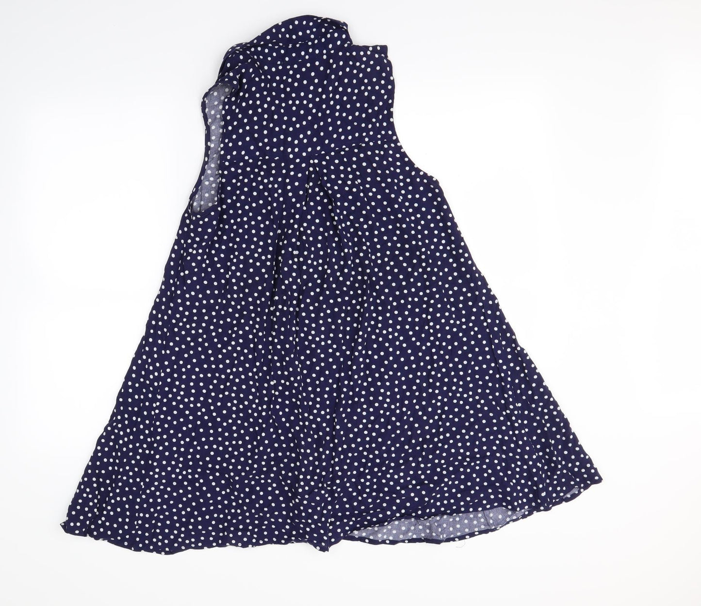 Sportsgirl Womens Blue Polka Dot  Mini  Size 8