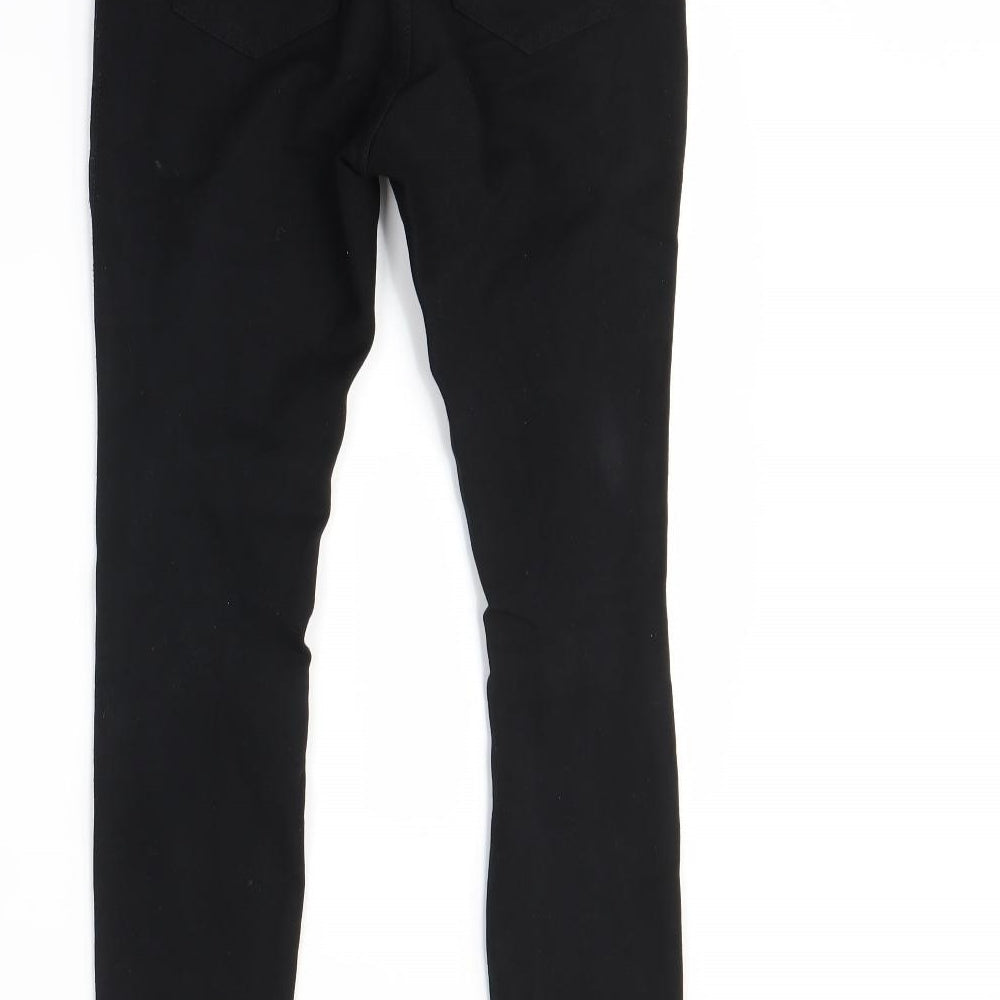 Miss Anna Womens Black  Denim Skinny Jeans Size 6 L26 in