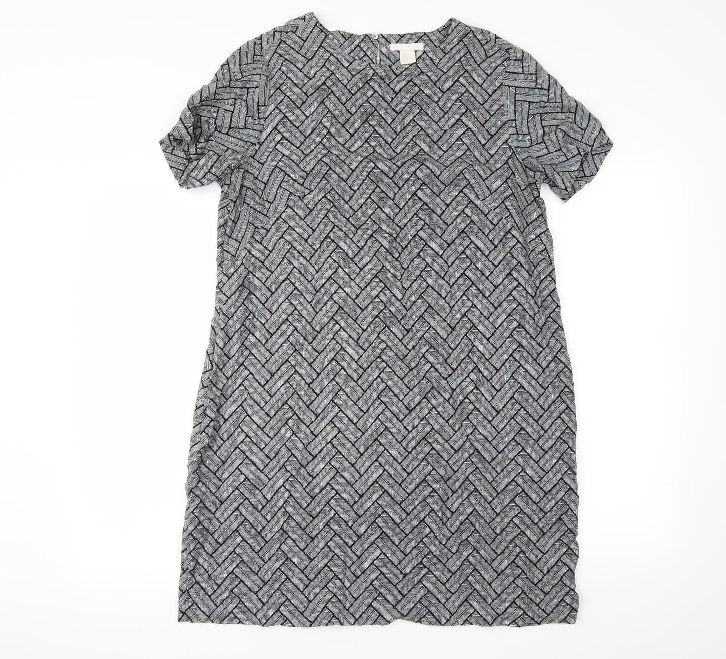 H&M Womens Multicoloured Geometric  Mini  Size 10