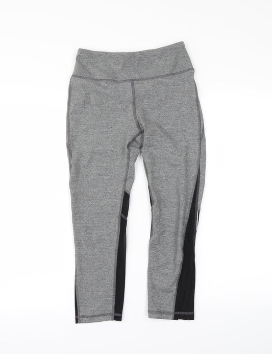 Preworn Womens Grey   Cropped Leggings Size S L20 in