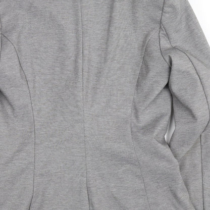 H&M Womens Grey   Jacket Blazer Size 36