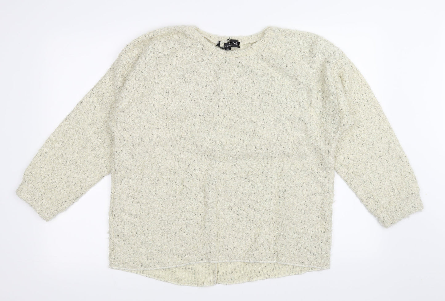 Topshop Womens Beige   Pullover Jumper Size 14