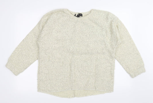 Topshop Womens Beige   Pullover Jumper Size 14