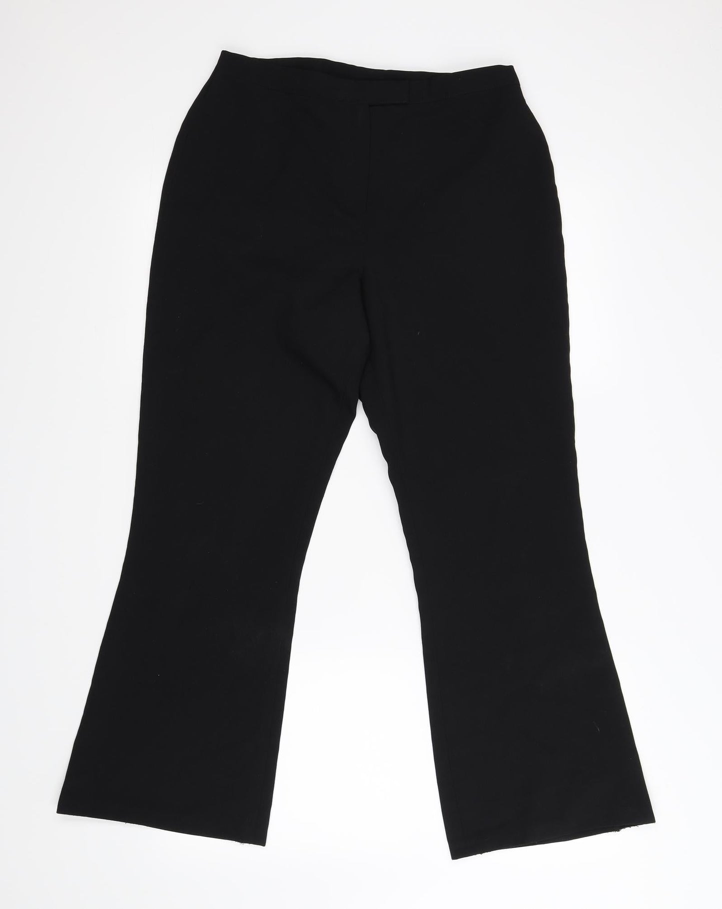 Dorothy Perkins Womens Black   Trousers  Size 10 L25 in - bootcut