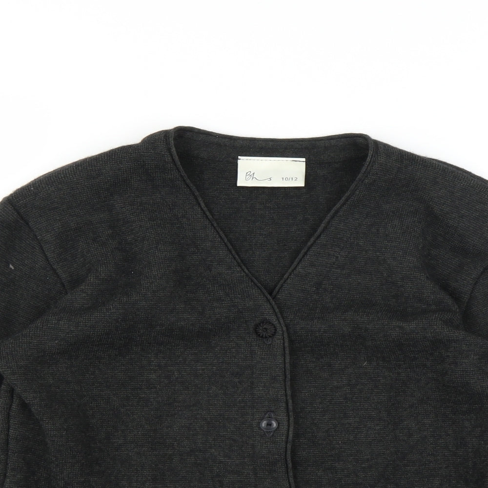 BHS Womens Grey   Cardigan Jumper Size 10
