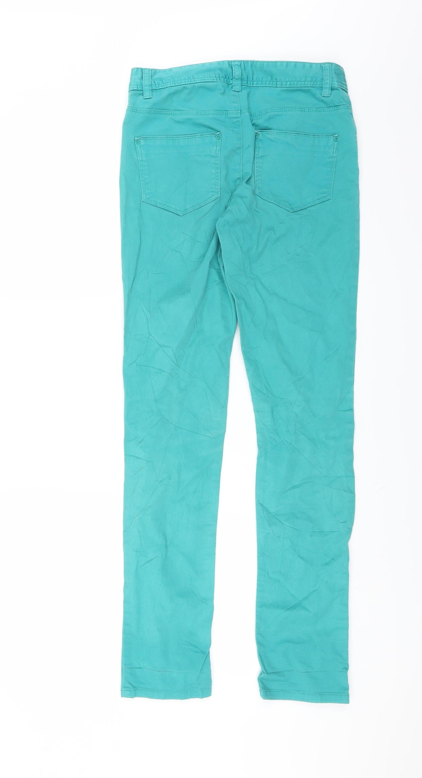 Divided by H&M Womens Green   Skinny Jeans Size 4 L30 in