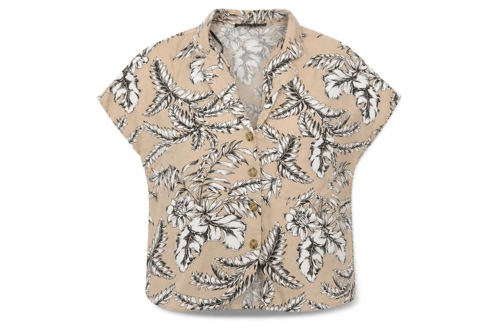 Primark Womens Beige Floral  Basic Blouse Size 6