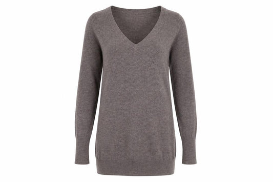 H&M Womens Grey  Knit Pullover Jumper Size XS