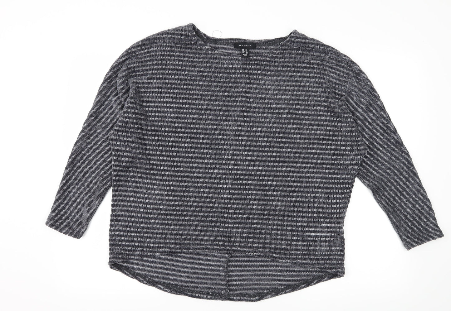 New Look Womens Grey   Pullover Sweatshirt Size M