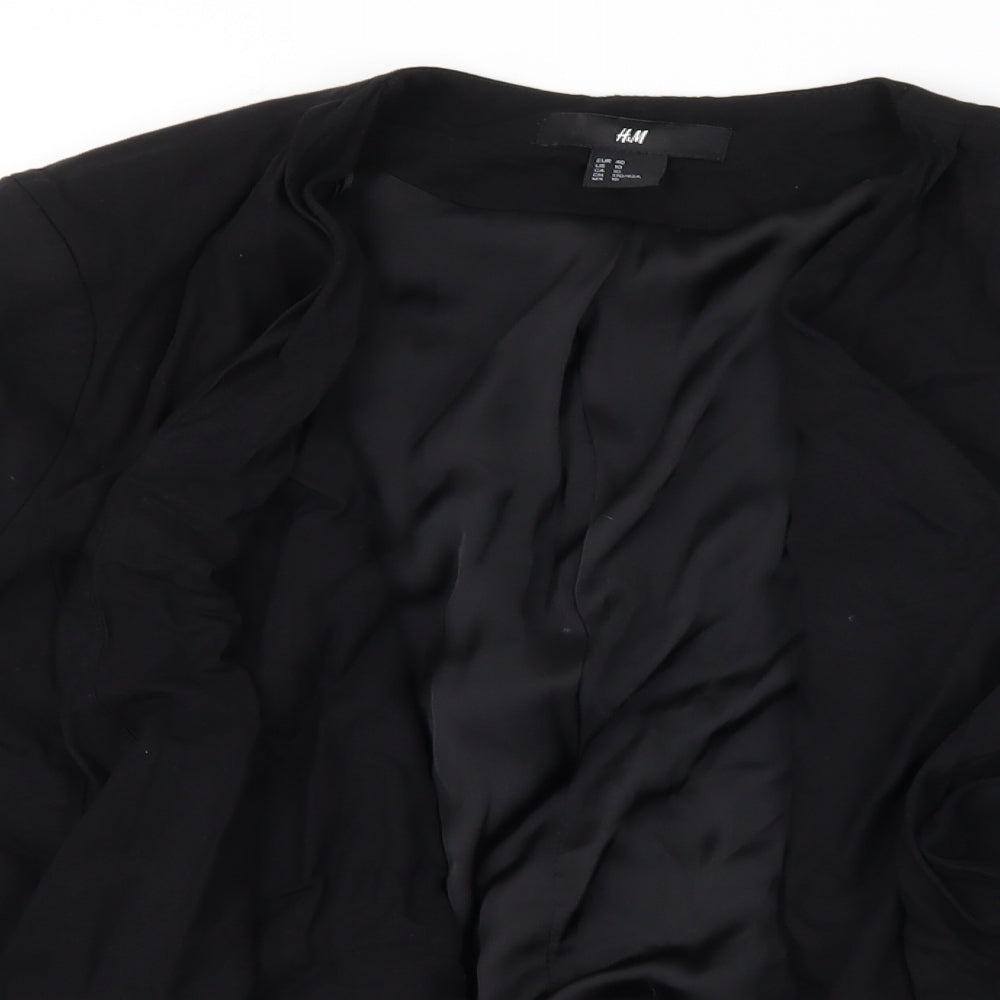 H&M Womens Black   Jacket  Size 10