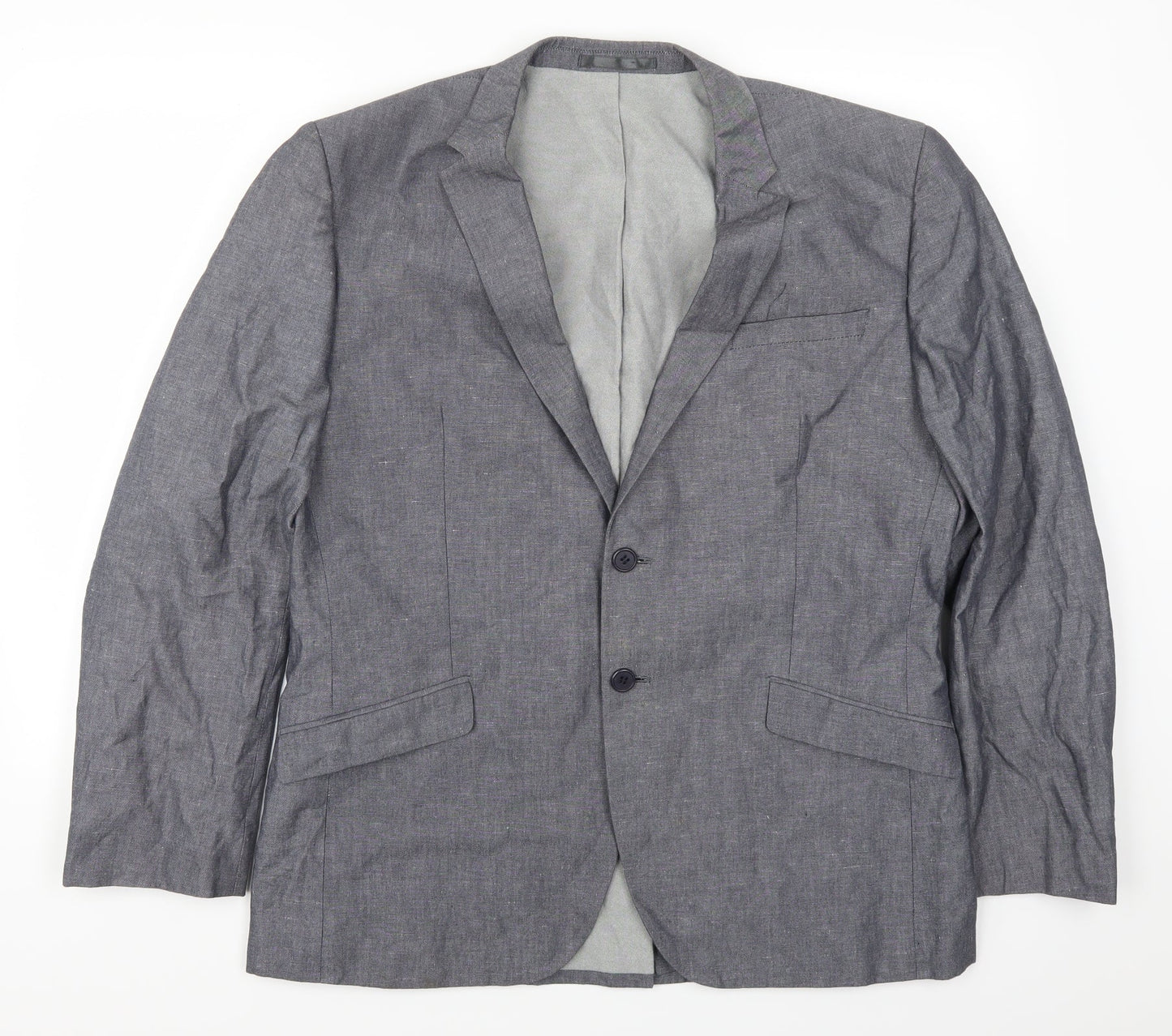 Butler & Webb Mens Blue   Jacket Suit Jacket Size 44