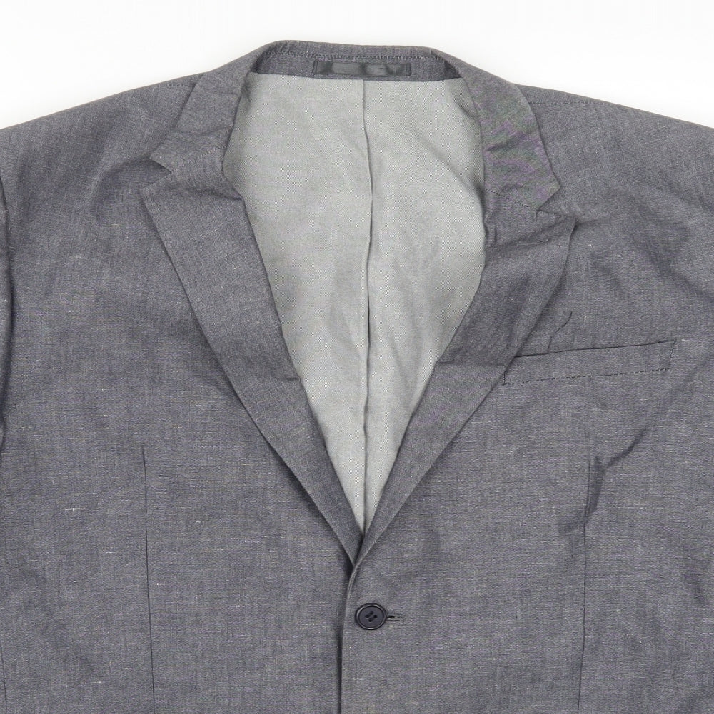 Butler & Webb Mens Blue   Jacket Suit Jacket Size 44