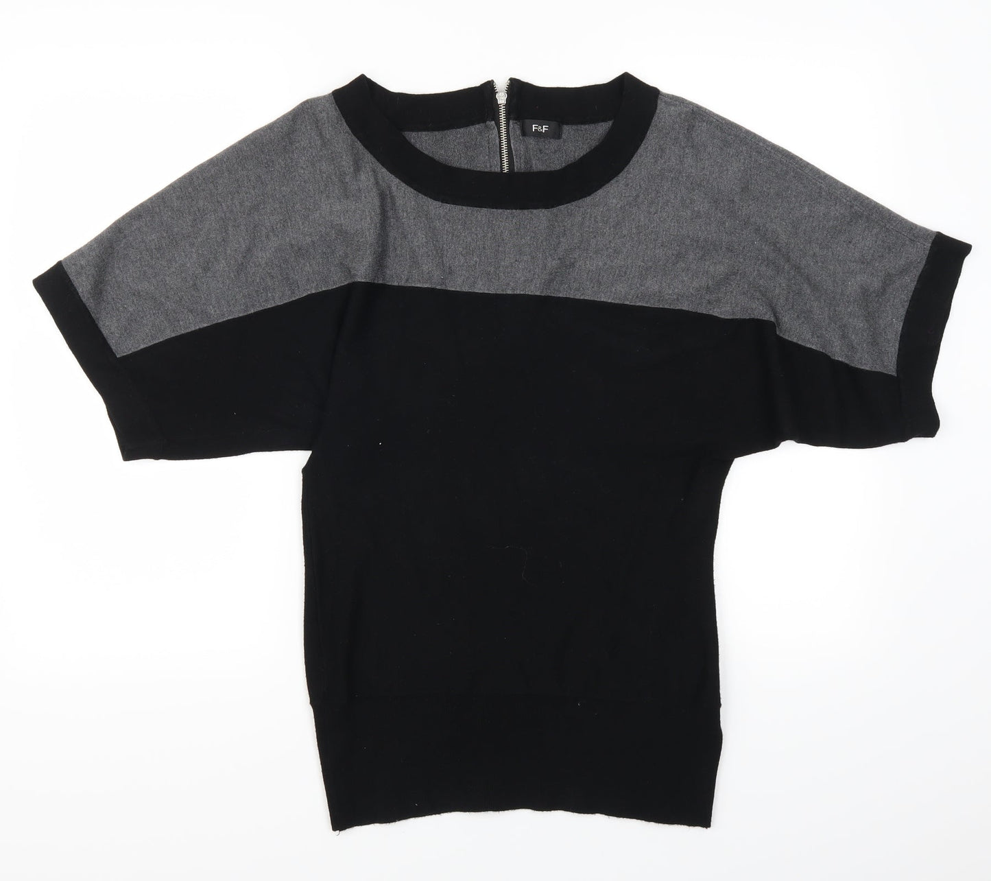 F&F Womens Black   Pullover Jumper Size 8