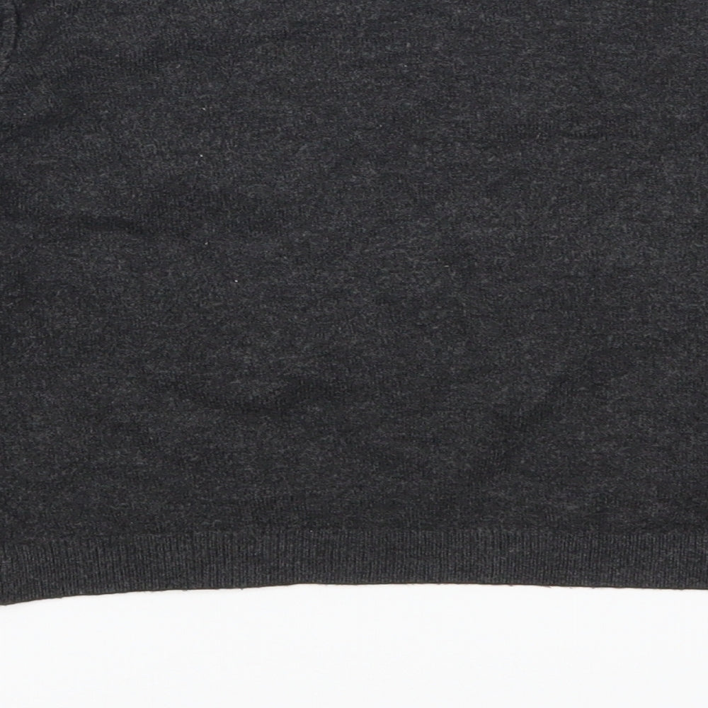 Pull & Bear Womens Grey   Pullover Jumper Size L  - Cropped