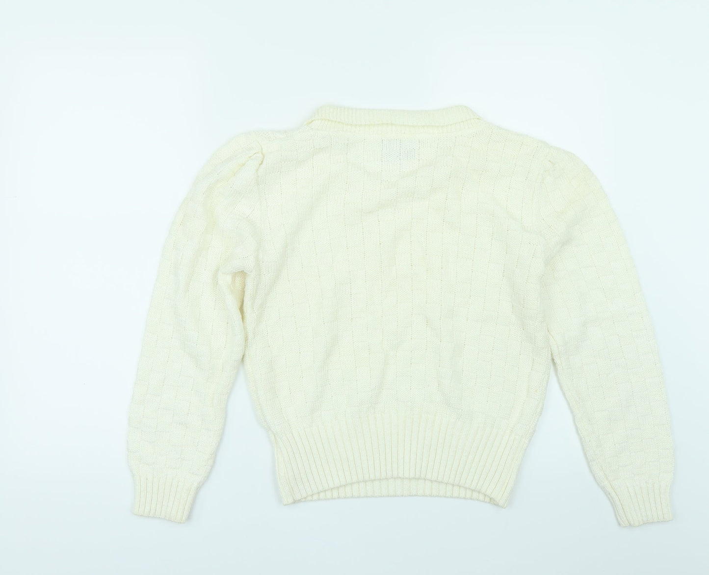BHS Womens White   Pullover Jumper Size 14