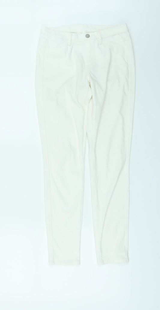 Preworn Womens White   Jegging Jeans Size 10 L27 in