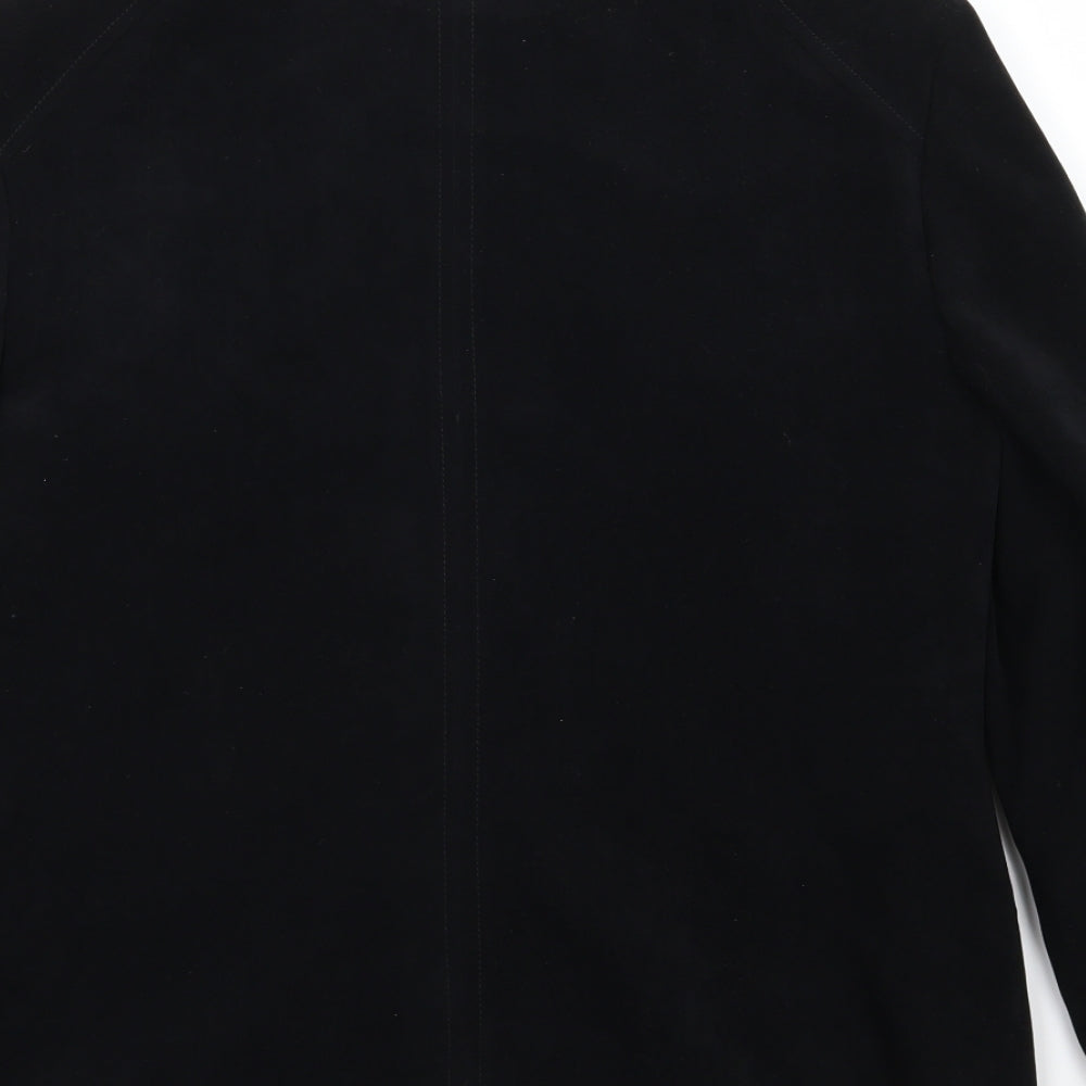 EWM Womens Black  Velour Jacket  Size 12