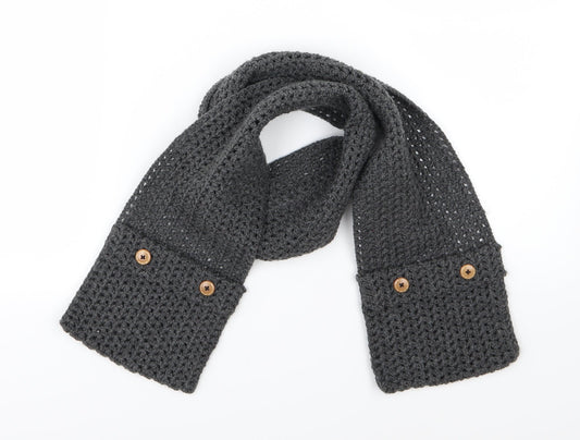 Preworn Womens Grey  Knit  Scarf