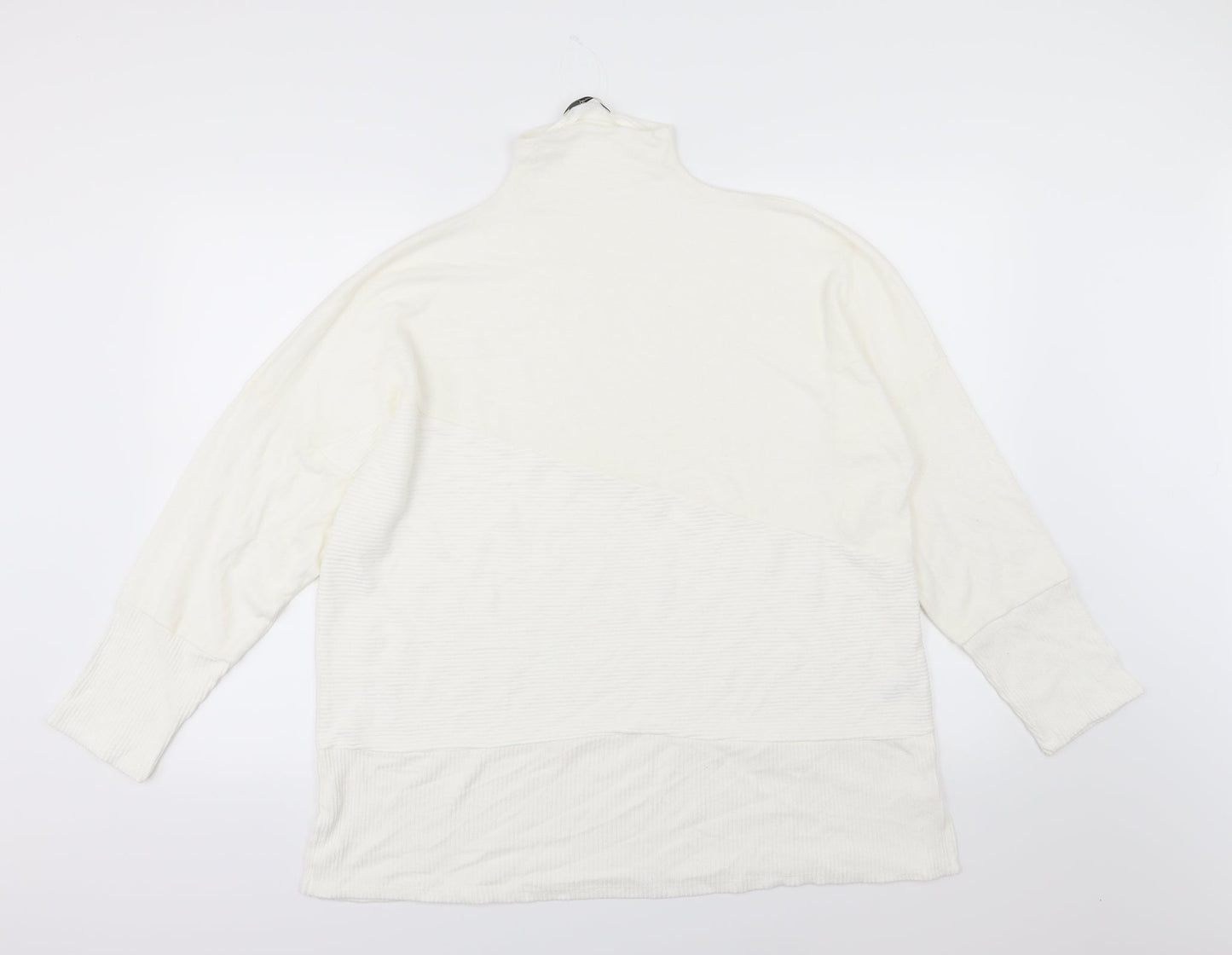 George Womens White  Knit Pullover Jumper Size XL