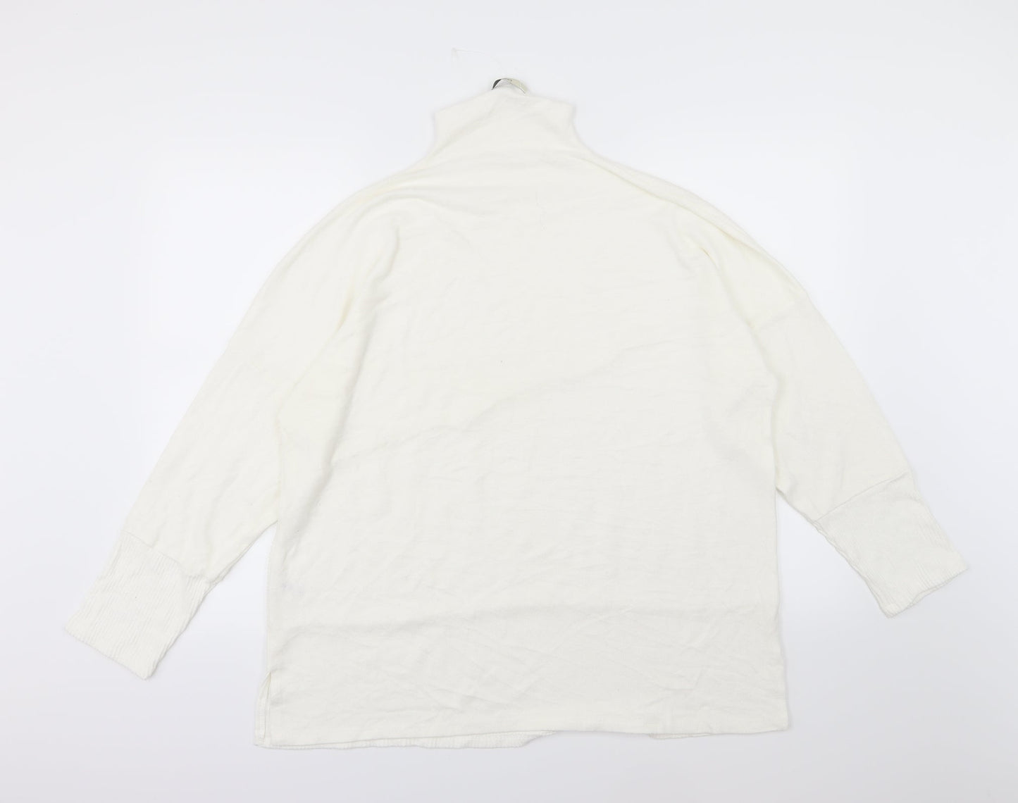 George Womens White  Knit Pullover Jumper Size XL
