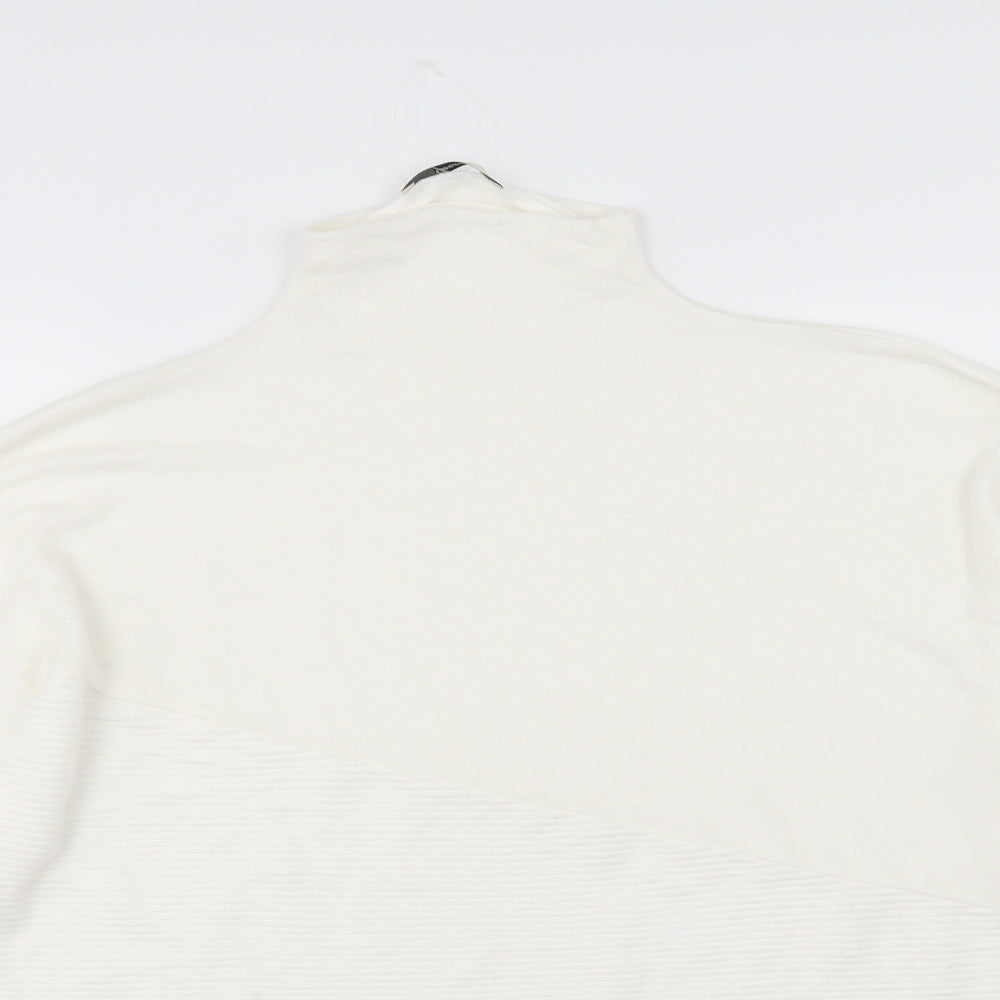 George Womens White  Knit Pullover Jumper Size XL