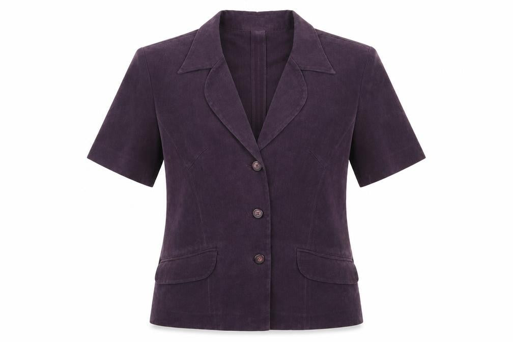 Perks Womens Purple   Jacket  Size 8