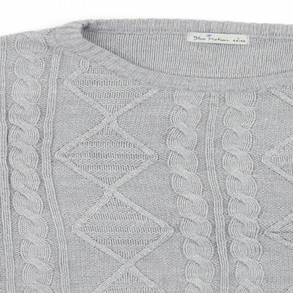 Blue Motion Womens Grey  Knit Pullover Jumper Size L