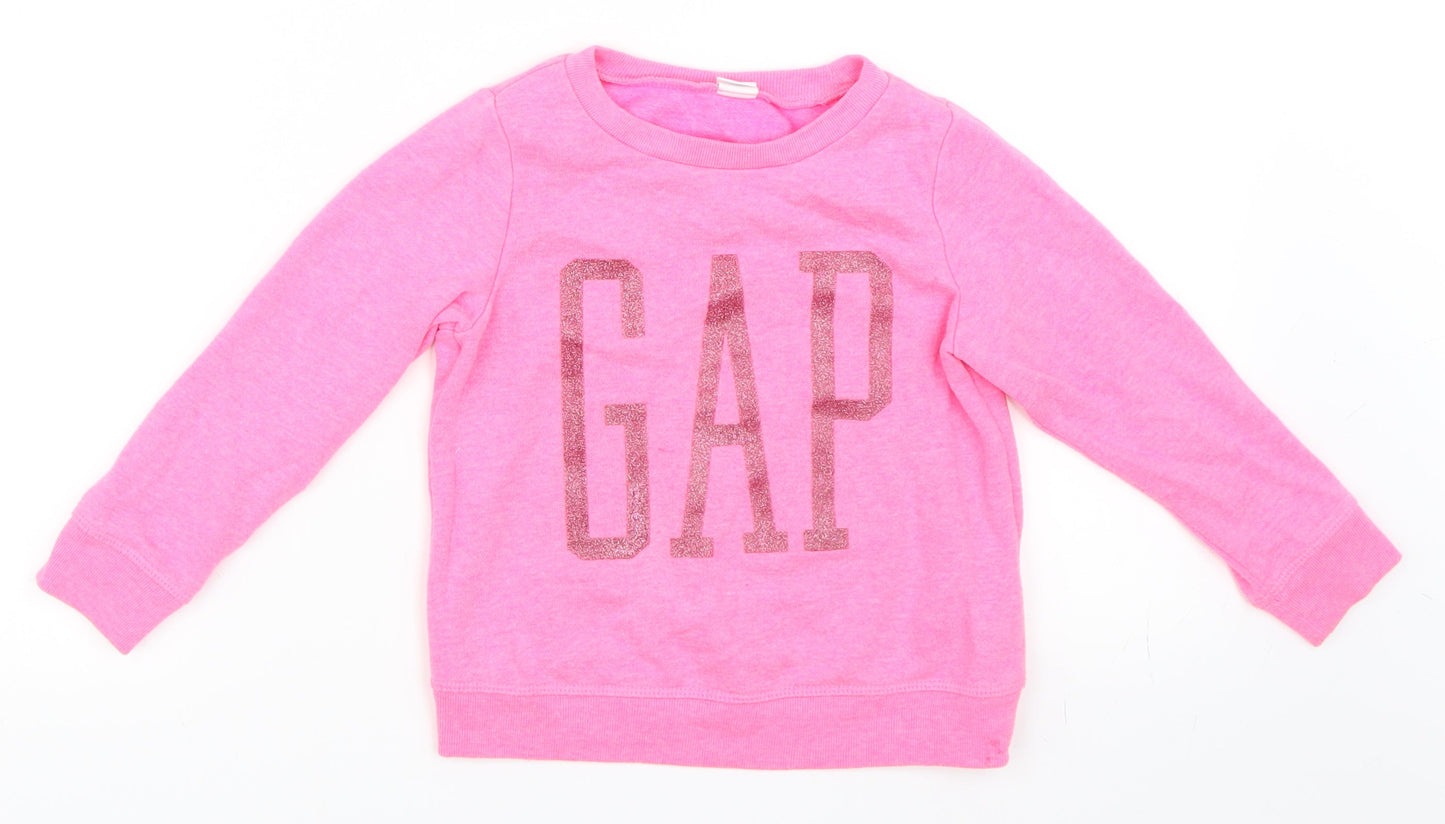 Gap Girls Pink   Pullover Sweatshirt Size 4 Years