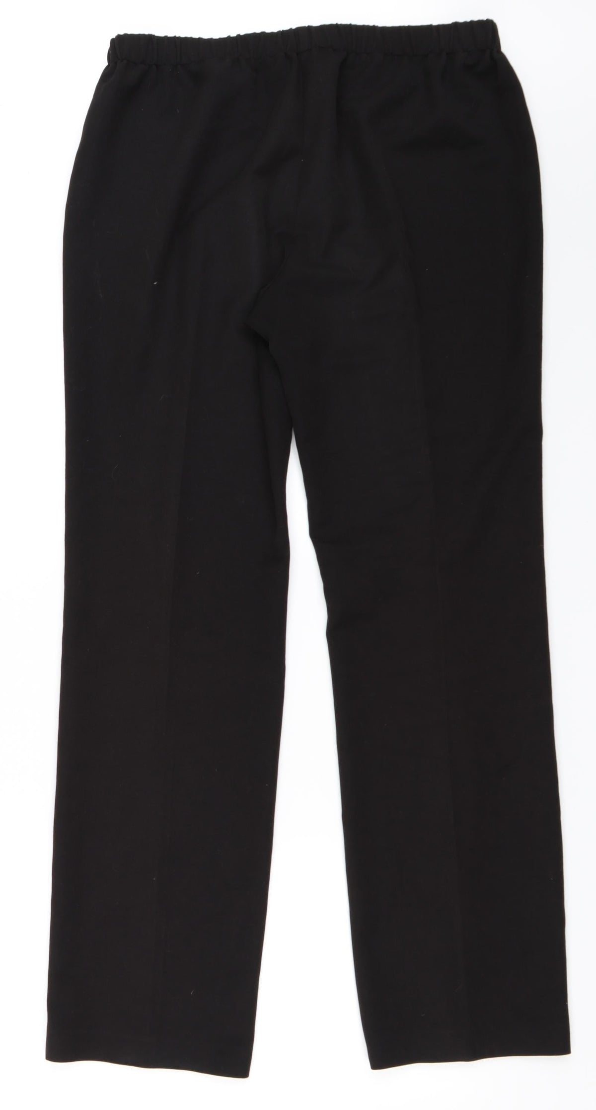Preworn Womens Black   Trousers  Size 14 L32 in