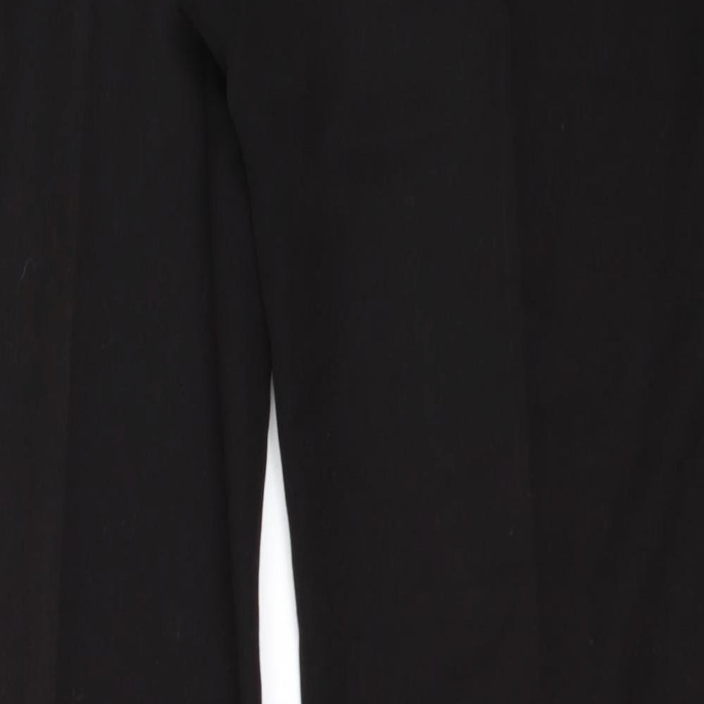 Preworn Womens Black   Trousers  Size 14 L32 in