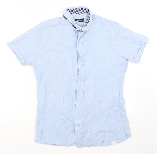 Preworn Mens Blue    Button-Up Size M
