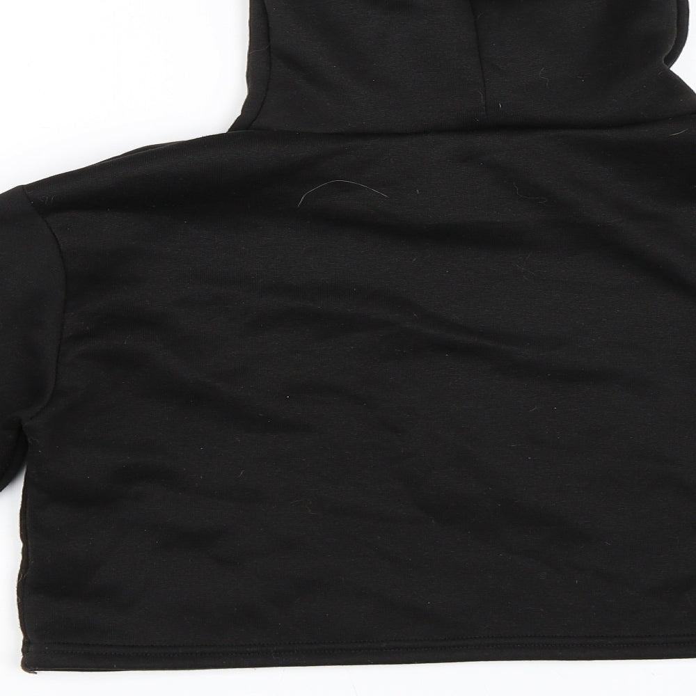 Preworn Womens Black   Pullover Hoodie Size M