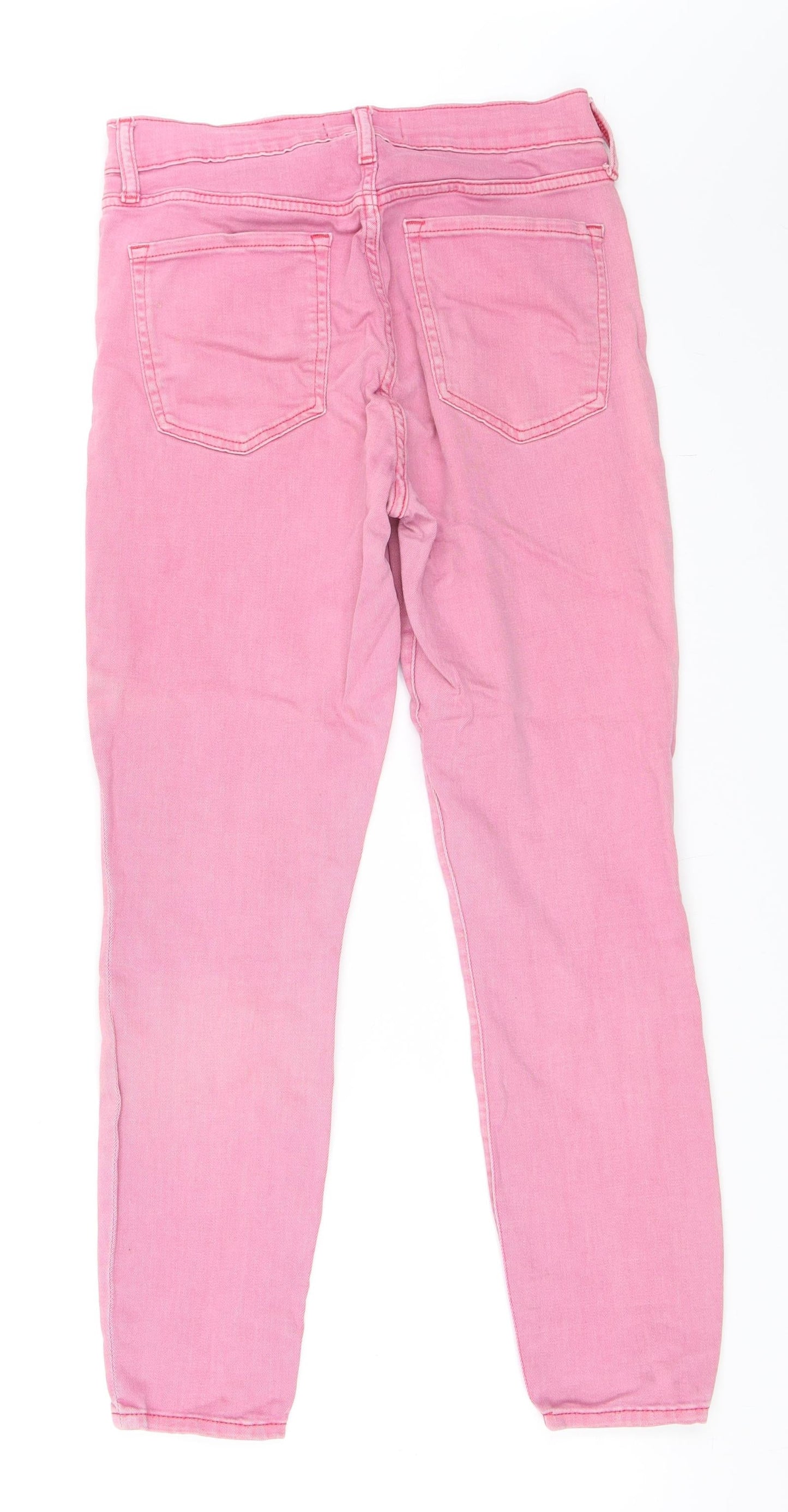 Gap Womens Pink  Denim Skinny Jeans Size 27 in L27 in