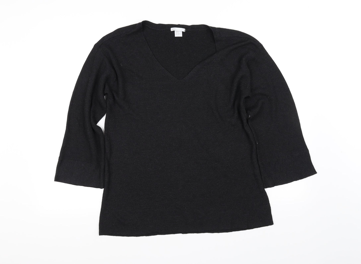 H&M Womens Black   Pullover Jumper Size M