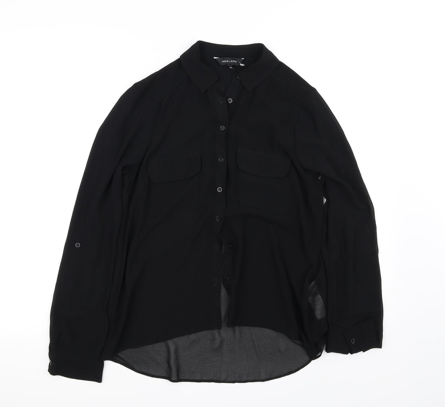 New Look Womens Black   Basic Blouse Size 10