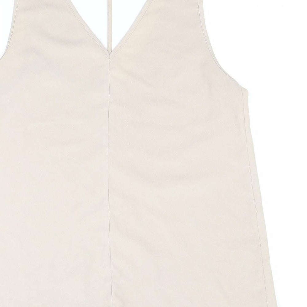 River Island Womens Beige   Basic Blouse Size 8