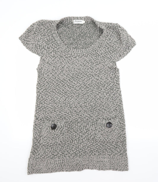 Jasmine Womens Grey   Jumper Dress  Size L
