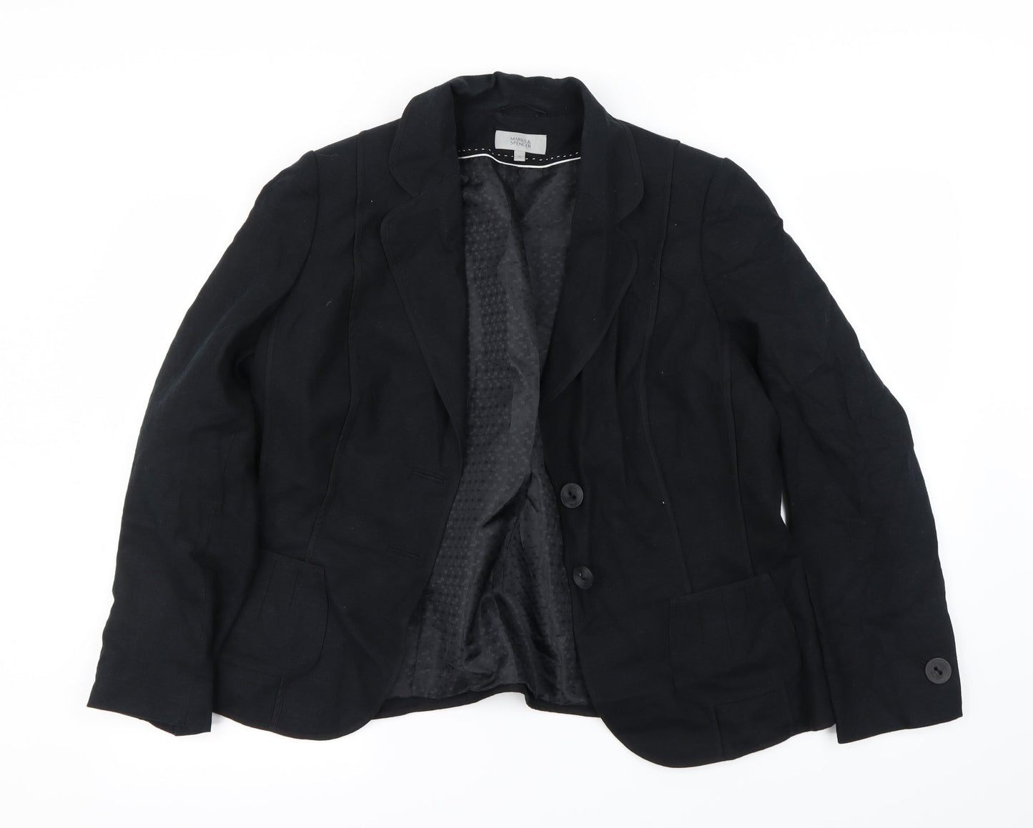 Marks and Spencer Womens Black   Jacket  Size 14