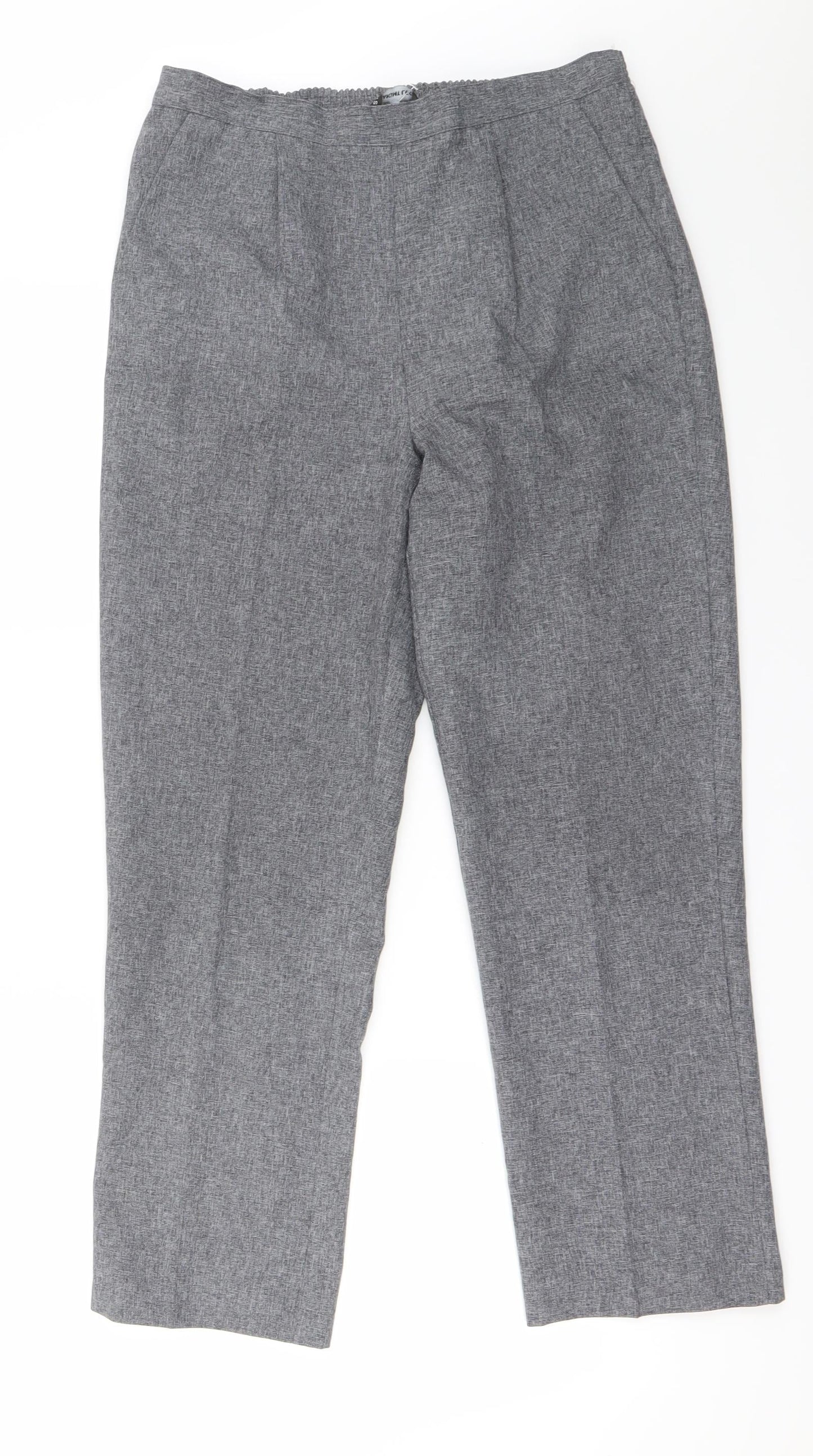 Preworn Womens Grey   Trousers  Size 10 L25 in