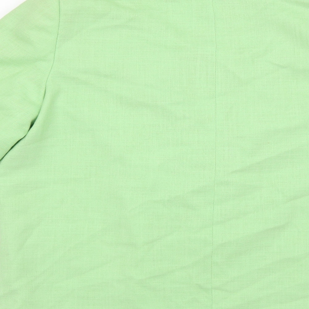 Miss Smith Womens Green   Jacket Blazer Size 10