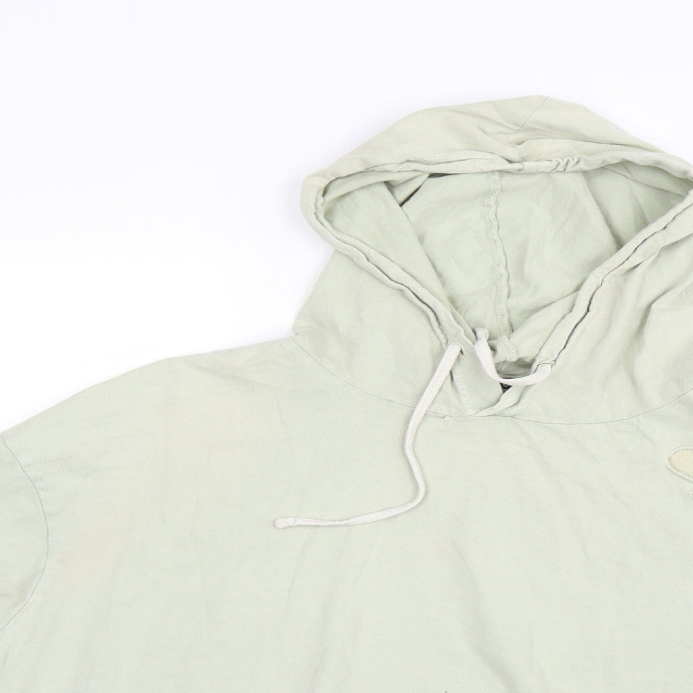 New Look Mens Green   Pullover Hoodie Size M