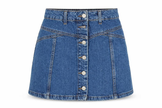 Topshop Womens Blue   Skater Skirt Size 8